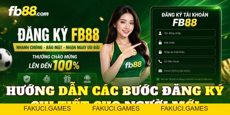 Đăng Ký FB88 Nhanh Gọn, Mở Tài Khoản Dễ Dàng - FAKUCI.GAMES
